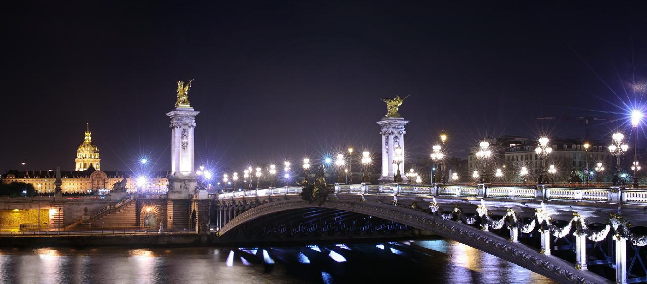 巴黎亚历山大三世桥pont alexandre 3